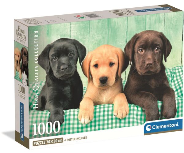 Clementoni Puzzle 1000 Tři labradoři