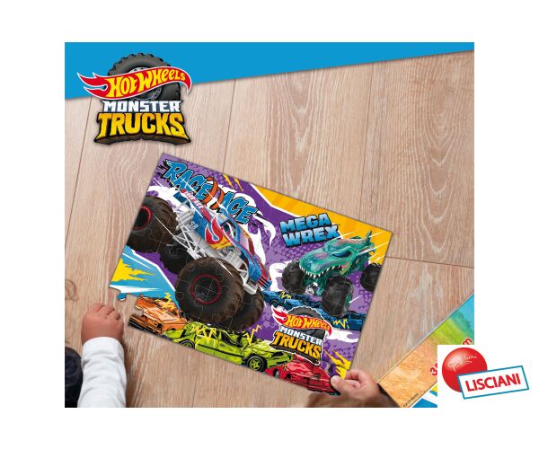 HOT WHEELS Puzzle 35x25 cm 48 dílků