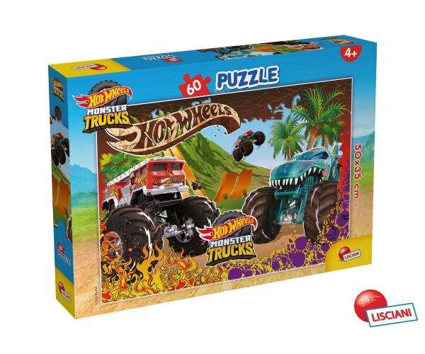 HOT WHEELS Puzzle 50x35cm 60 dílků