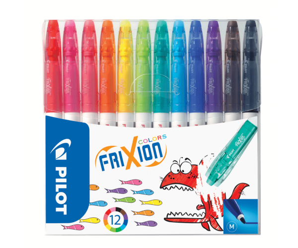 Fixy Pilot FriXion Colors, sada 12 barev