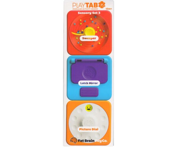 Fat Brain Sada senzorických hraček PlayTab Tile Set 3