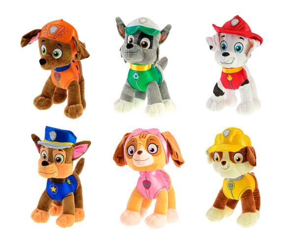 Paw Patrol postavičky plyš 20 cm