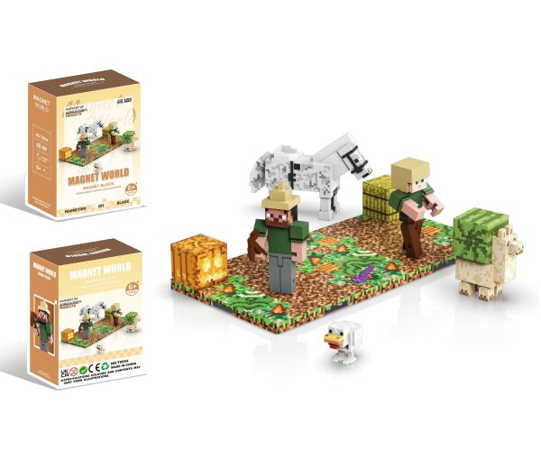 Stavebnice Magnet World Farmářský set