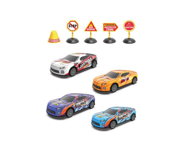 Auto driftující kovové set 17,5 cm
