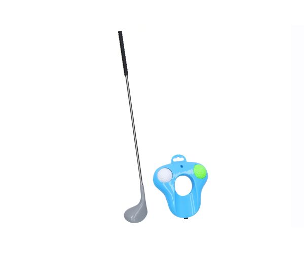 Golfová sada hůl s míčky a jamkou 62 cm