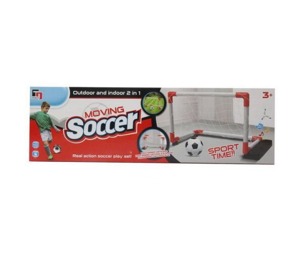 Fotbal set s pohyblivou brankou 62x42 cm