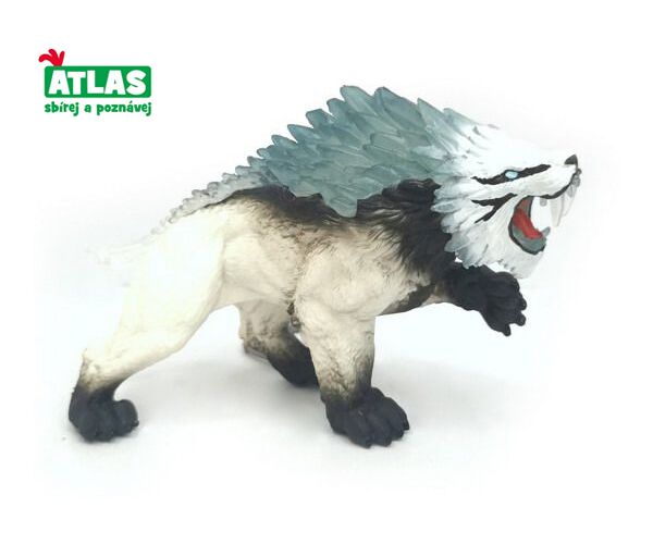 D - Figurka fantasy Šavlozubý tygr ledový 13 cm