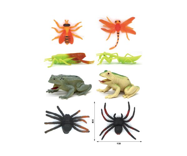 Zvířátka hmyz figurky set