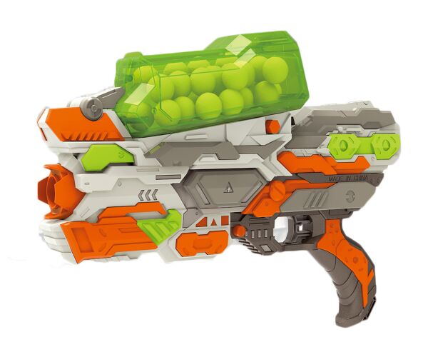 Pistole Bullet Storm s pěnovými míčky 35,4 cm