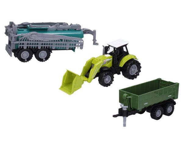 Traktor s příslušenstvím a efekty 17 cm