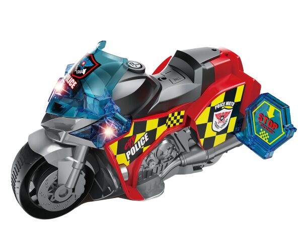 Motorka policie s efekty 25 cm