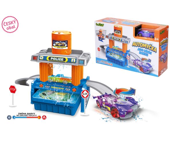 Auto měnící barvu podle teploty set s myčkou 35 cm - český obal
