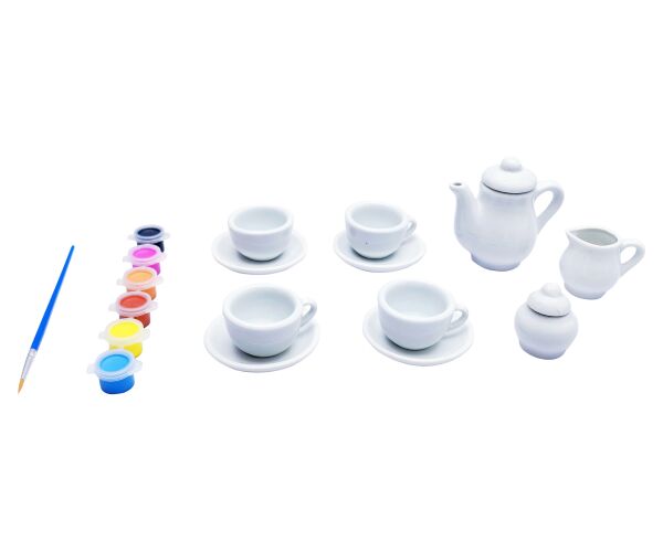 Kreativní set malování čajové soupravy