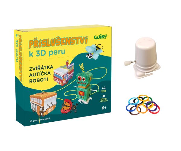 Chodící roboti pro 3D pero WIKY - český obal
