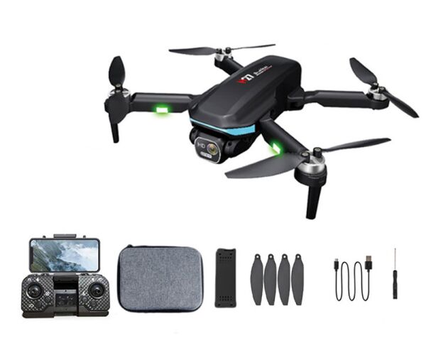 Dron skládací s detekcí překážek a WIFI kamerou 720p RC na dálkové ovládání 26x24x5,5 cm