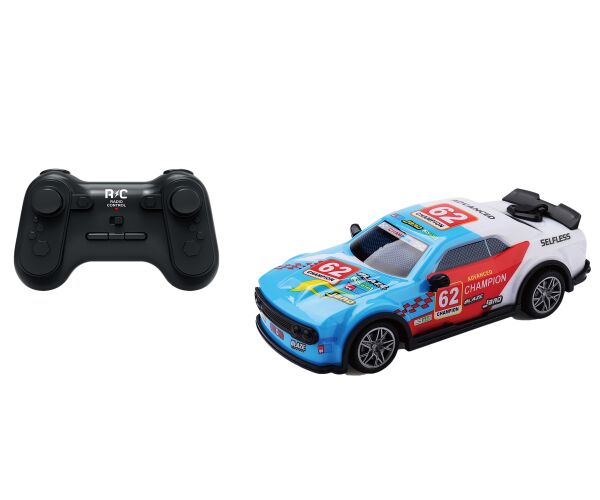 Auto 62 Champion svítící dýmící RC na dálkové ovládání 19 cm