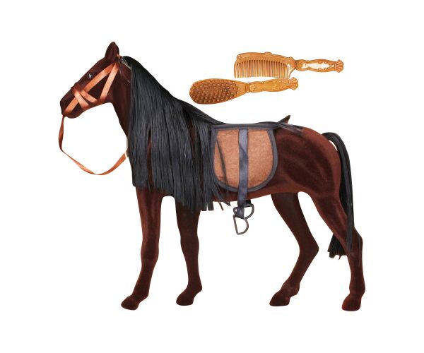 Kůň tmavý set 35 cm