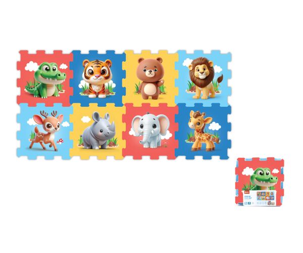 Měkké bloky zoo 8ks
