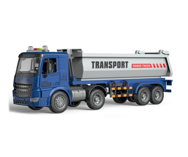 Auto tahač sklápěč na setrvačník s efekty 38 cm
