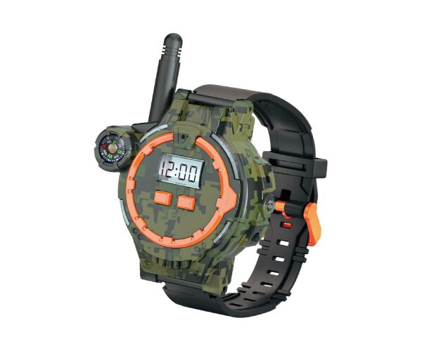 Hodinky a vysílačka walkie-talkie set 9x6 cm