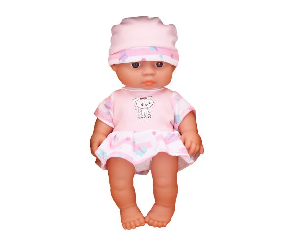 Miminko s čepičkou růžové 22 cm