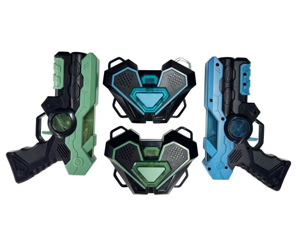 Laser game 2 pistole 2 vesty 20 cm