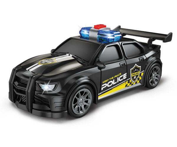 Auto policejní s efekty 16 cm