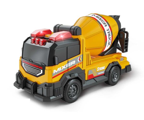 Auto stavební domíchávač s efekty 16 cm