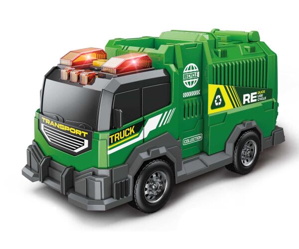 Auto popelářské s efekty 16 cm