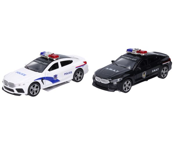 Auto policejní s efekty 15 cm