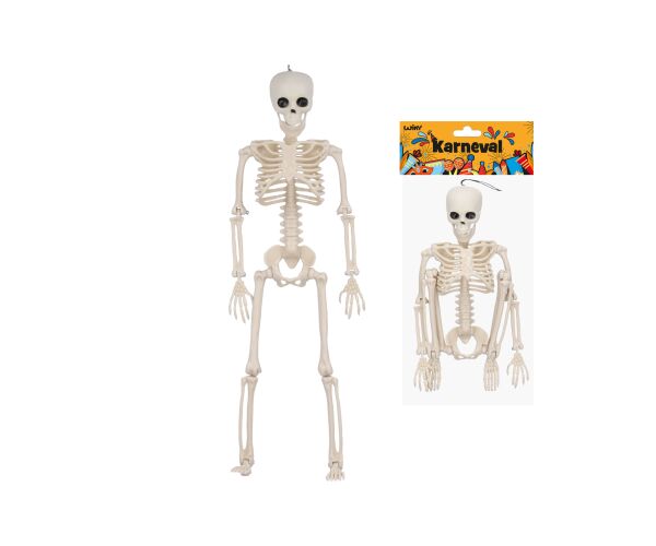 Dekorace Halloween kostlivec 45 cm na zavěšení