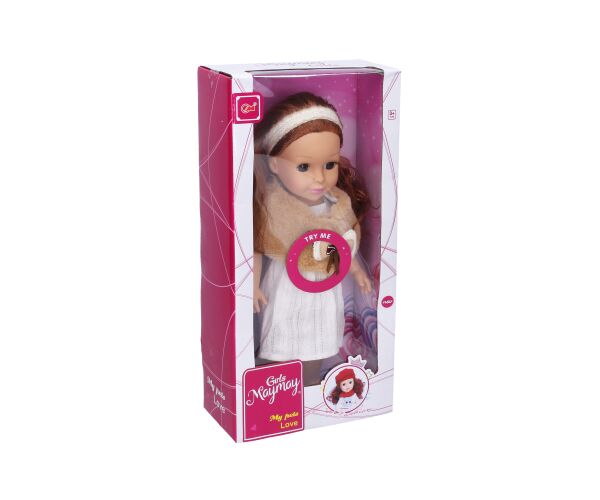 Panenka s kožíškem 36 cm