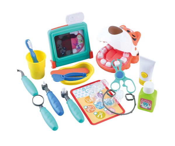 Playgo Zubař set s tygrem