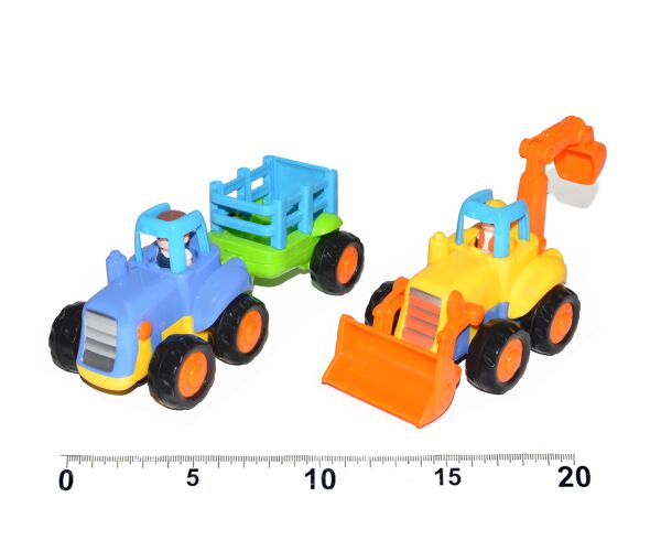 Traktor a Bagr se setrvačníkem 16 cm