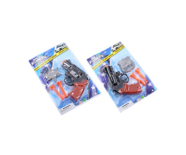 Pistole s odznakem policejní set 13 cm