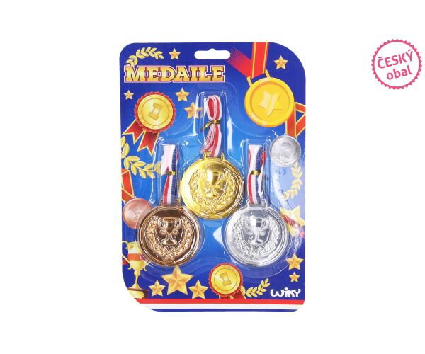 Medaile set 3 ks - Český obal