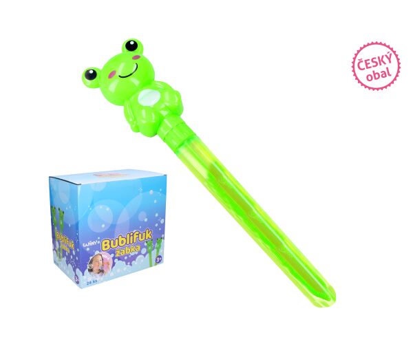Bublifuk žába 60 ml 28 cm - Český obal