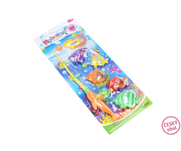Lovení rybek magnetická udička 40 cm - Český obal