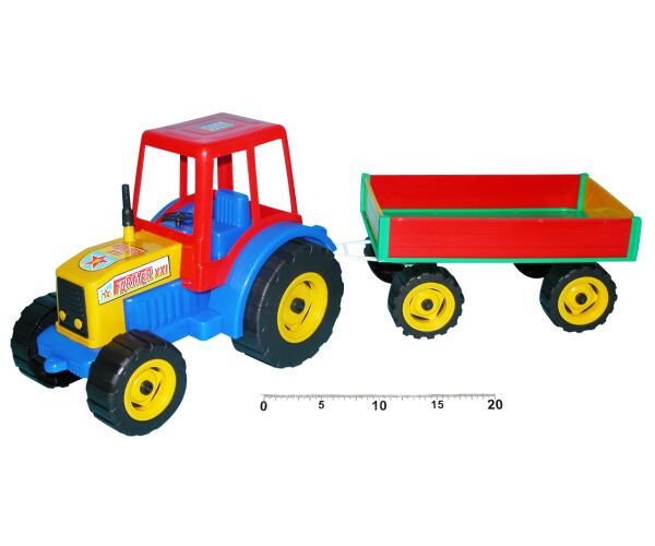Traktor s vlečkou 65 cm