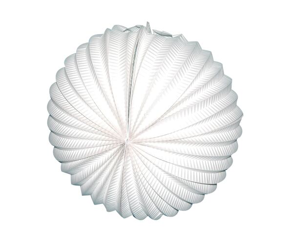Lampion koule bílý 25 cm