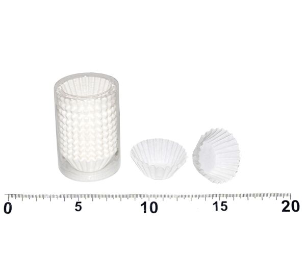 Košíčky cukrářské bílé 6cm (pr.3cm, v.1,5cm) - 200ks