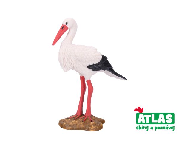 A - Figurka Čáp 8,5 cm