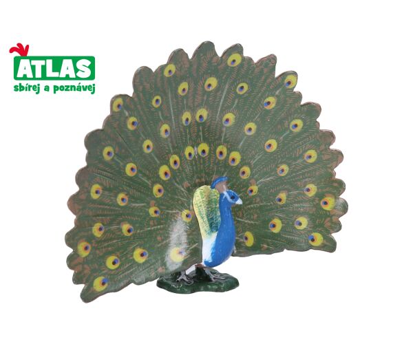 E - Figurka Páv 12 cm