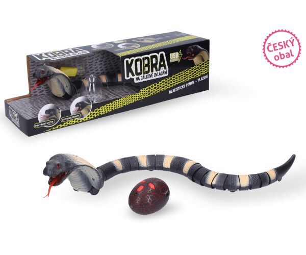 Kobra RC na dálkové ovládání 48 cm - Český obal