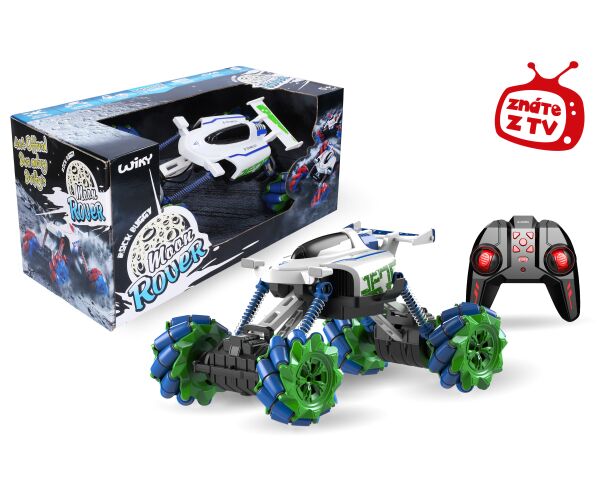 Auto Moon Rover RC na dálkové ovládání 35 cm, zelený