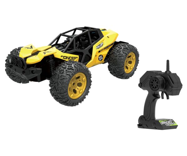 Bugina RC na dálkové ovládání 34 cm - žlutá barva
