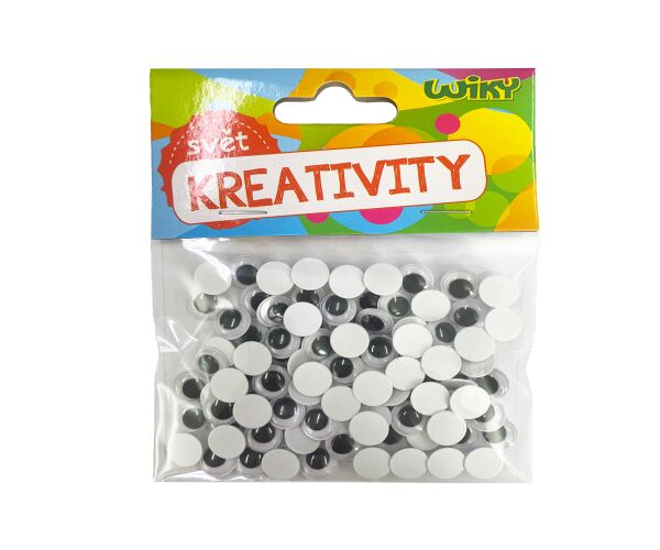 Oči pohyblivé 10mm, 100ks