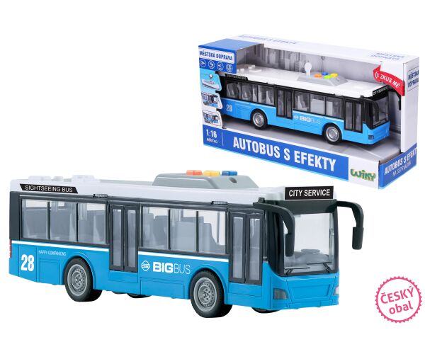 Autobus s efekty 29 cm - český obal