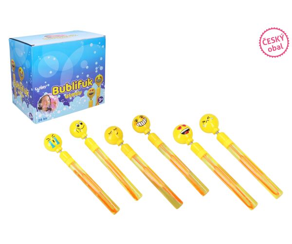Bublifuk úsměv 70 ml 27,5 cm - Český obal