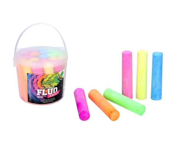Chodníkové křídy FLUO 20ks